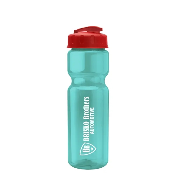 28 oz Transparent Bike Bottle with Flip Top Lid... from ASI 40480 Koozie Group