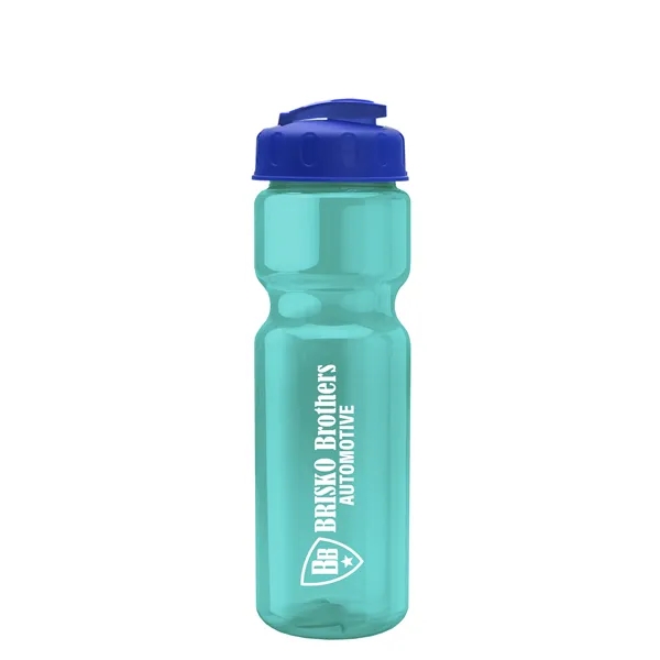 28 oz Transparent Bike Bottle with Flip Top Lid... from ASI 40480 Koozie Group