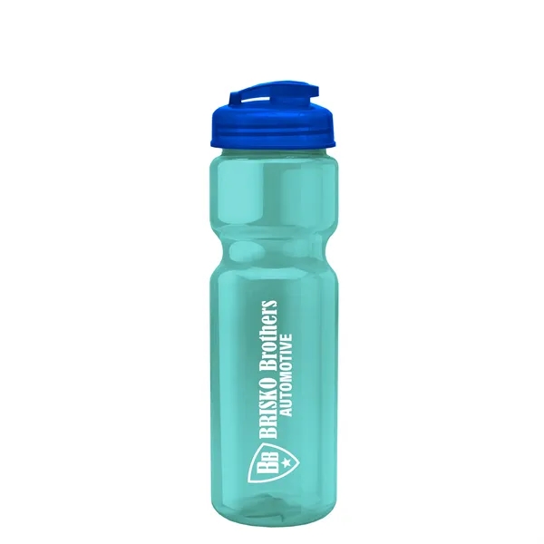 28 oz Transparent Bike Bottle with Flip Top Lid... from ASI 40480 Koozie Group