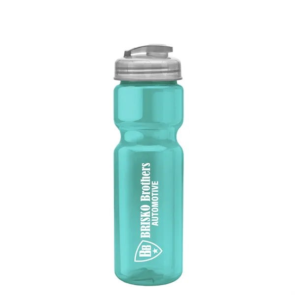 28 oz Transparent Bike Bottle with Flip Top Lid... from ASI 40480 Koozie Group