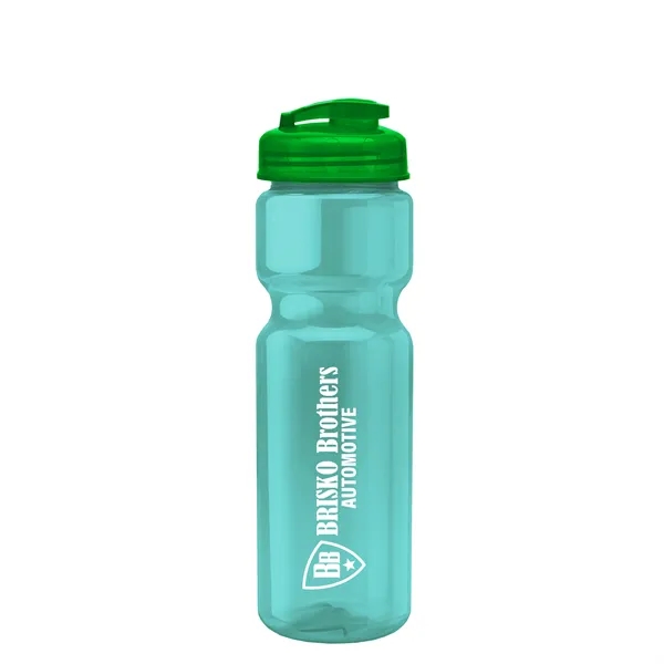 28 oz Transparent Bike Bottle with Flip Top Lid... from ASI 40480 Koozie Group