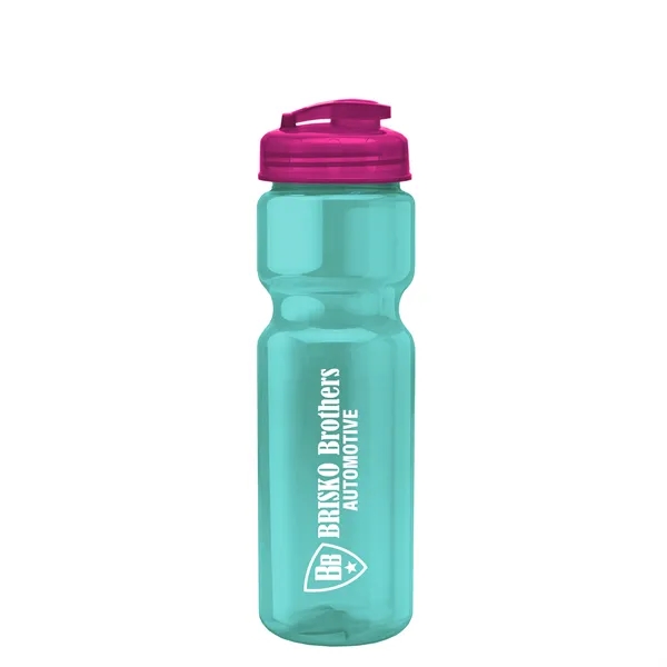 28 oz Transparent Bike Bottle with Flip Top Lid... from ASI 40480 Koozie Group