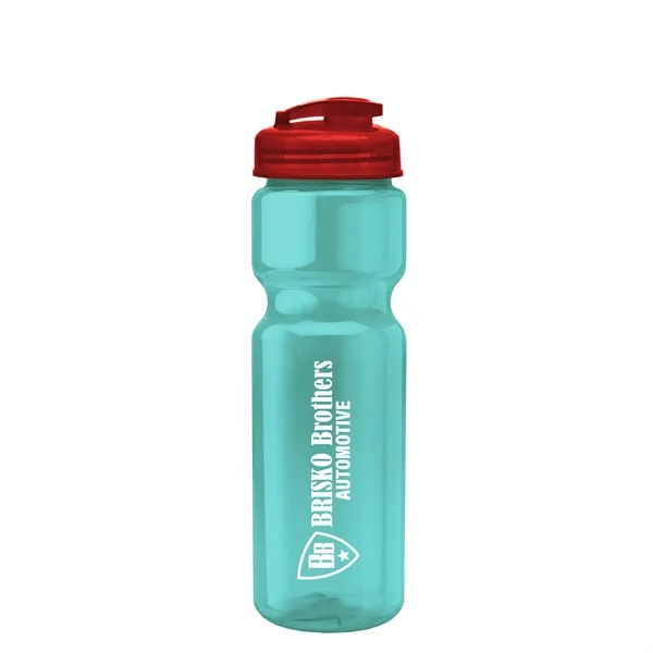 28 oz Transparent Bike Bottle with Flip Top Lid... from ASI 40480 Koozie Group