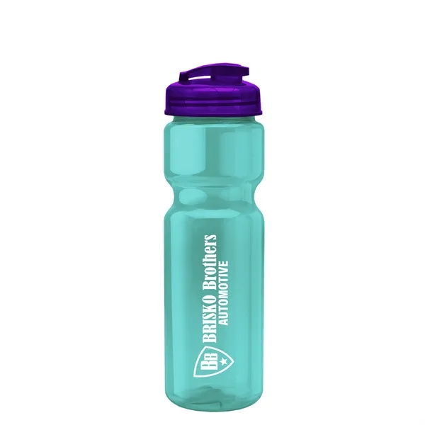 28 oz Transparent Bike Bottle with Flip Top Lid... from ASI 40480 Koozie Group