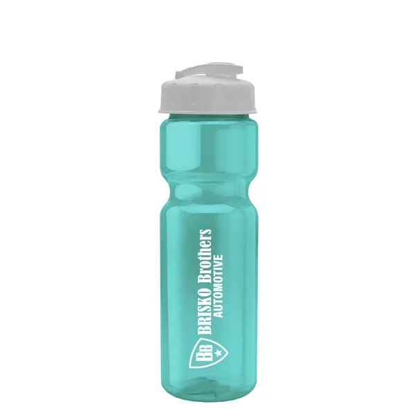 28 oz Transparent Bike Bottle with Flip Top Lid... from ASI 40480 Koozie Group