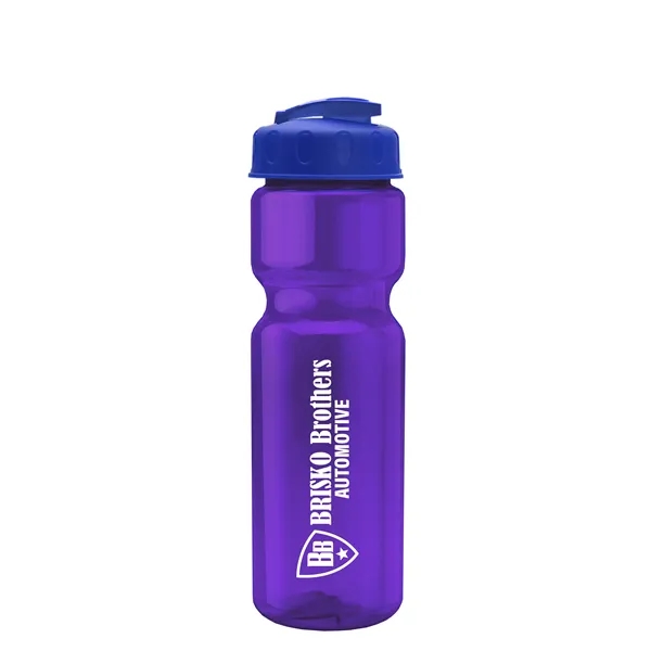 28 oz Transparent Bike Bottle with Flip Top Lid... from ASI 40480 Koozie Group
