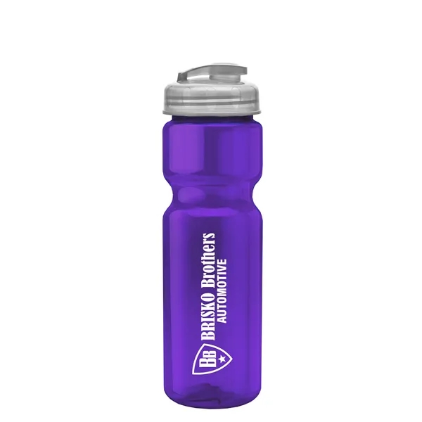 28 oz Transparent Bike Bottle with Flip Top Lid... from ASI 40480 Koozie Group