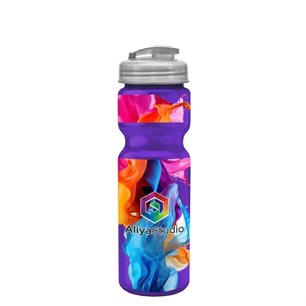 28 oz Transparent Bike Bottle with Flip Top Lid... from ASI 40480 Koozie Group