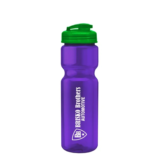 28 oz Transparent Bike Bottle with Flip Top Lid... from ASI 40480 Koozie Group
