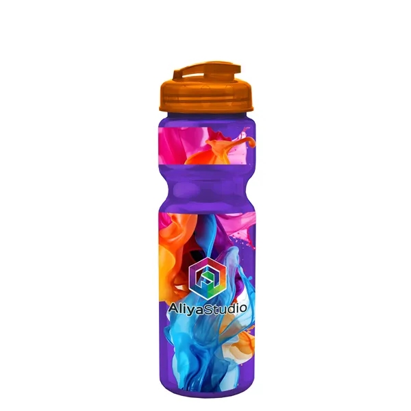 28 oz Transparent Bike Bottle with Flip Top Lid... from ASI 40480 Koozie Group