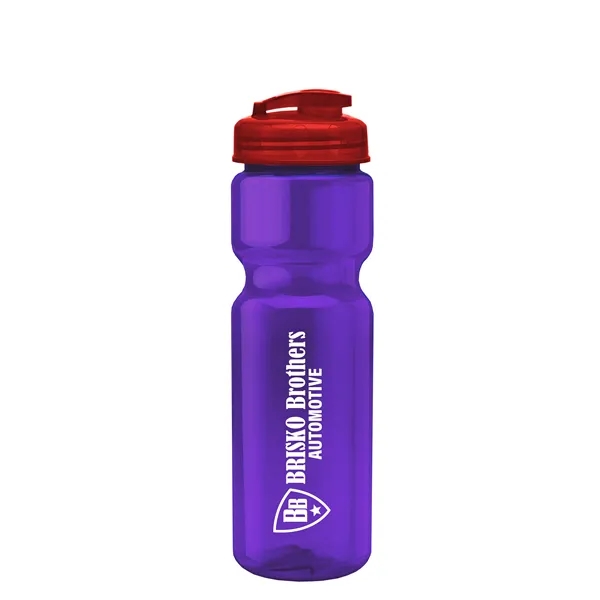 28 oz Transparent Bike Bottle with Flip Top Lid... from ASI 40480 Koozie Group
