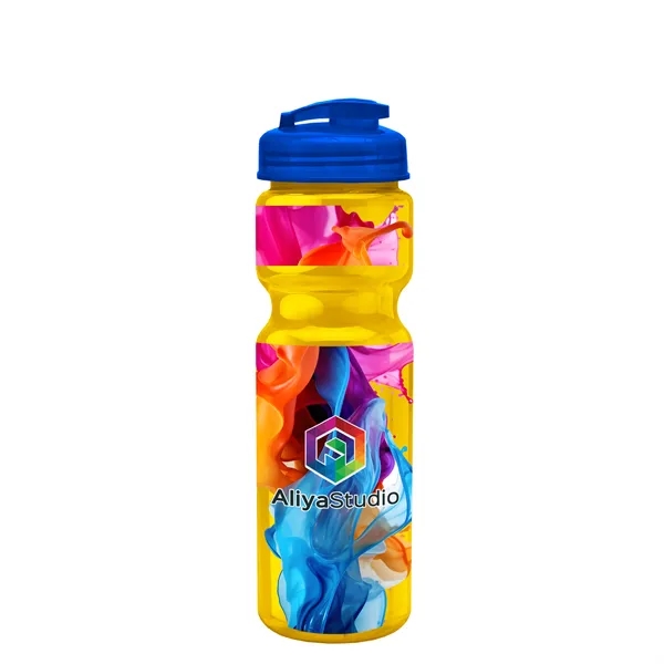 28 oz Transparent Bike Bottle with Flip Top Lid... from ASI 40480 Koozie Group