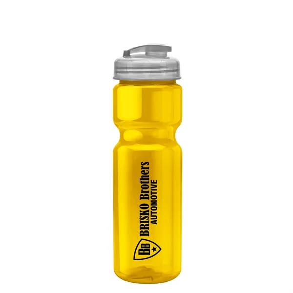 28 oz Transparent Bike Bottle with Flip Top Lid... from ASI 40480 Koozie Group