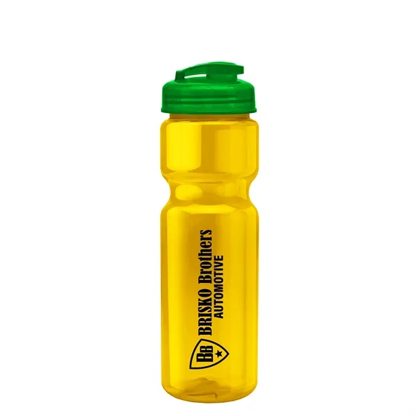 28 oz Transparent Bike Bottle with Flip Top Lid... from ASI 40480 Koozie Group