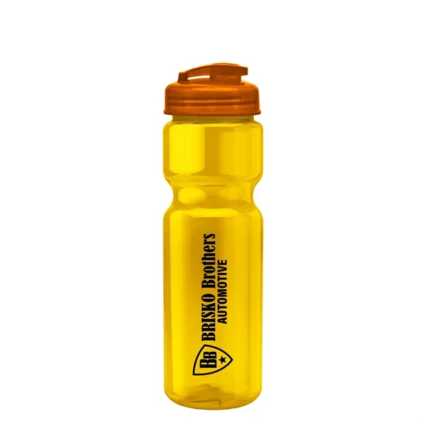 28 oz Transparent Bike Bottle with Flip Top Lid... from ASI 40480 Koozie Group
