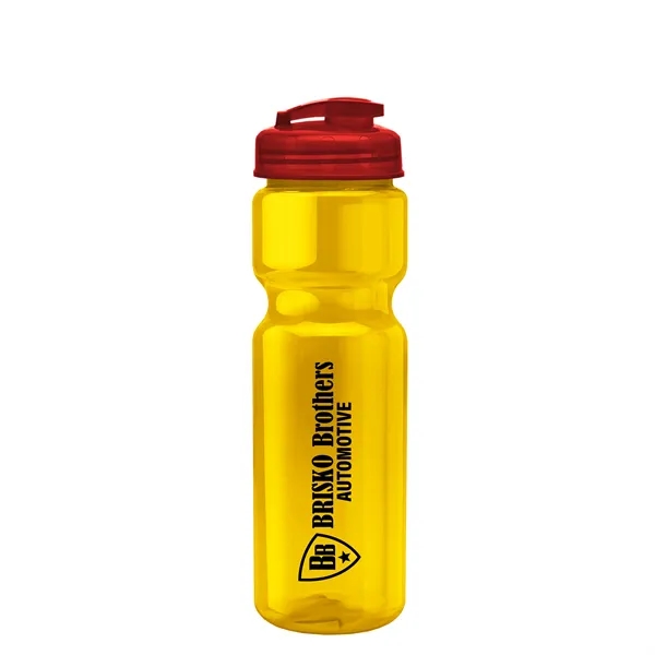 28 oz Transparent Bike Bottle with Flip Top Lid... from ASI 40480 Koozie Group