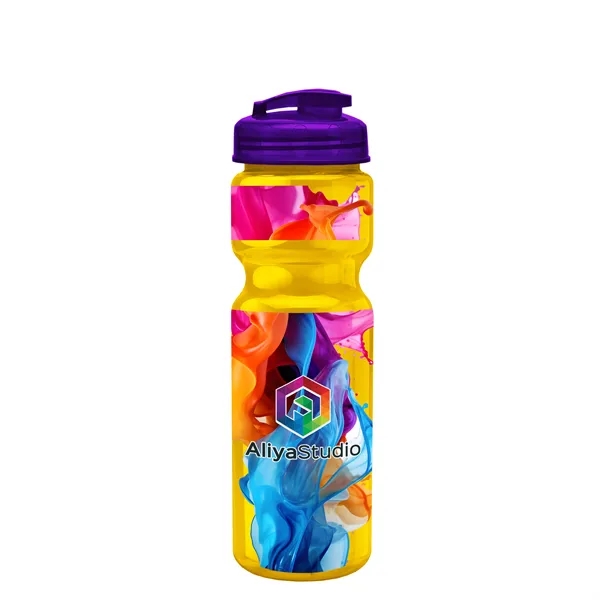 28 oz Transparent Bike Bottle with Flip Top Lid... from ASI 40480 Koozie Group
