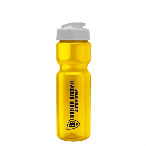 28 oz Transparent Bike Bottle with Flip Top Lid... from ASI 40480 Koozie Group