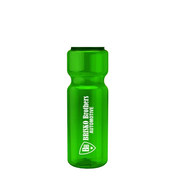 28 oz Transparent Bike Bottle with Flip Top Lid... from ASI 40480 Koozie Group
