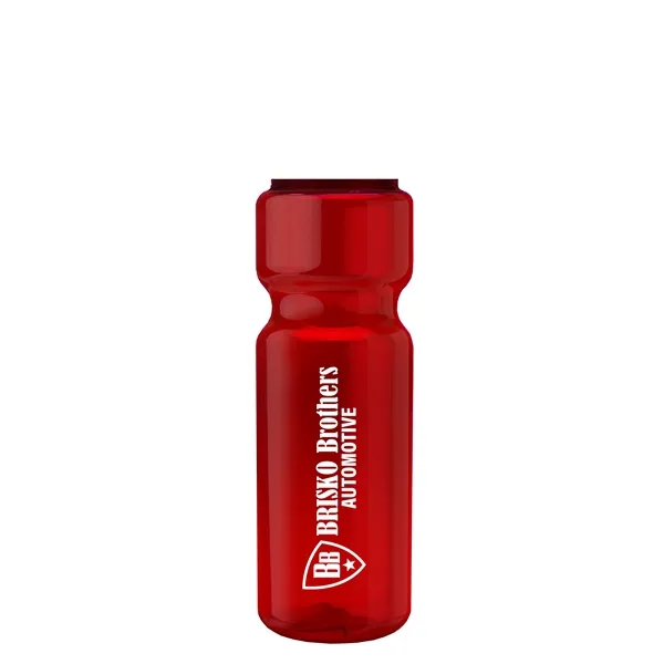 28 oz Transparent Bike Bottle with Flip Top Lid... from ASI 40480 Koozie Group
