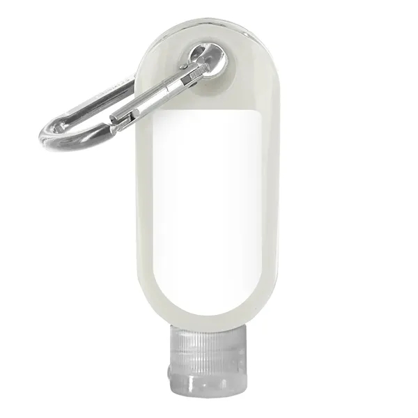 SPF 30 Sunscreen in Clear Bottle with Carabiner... from ASI 40480 Koozie Group