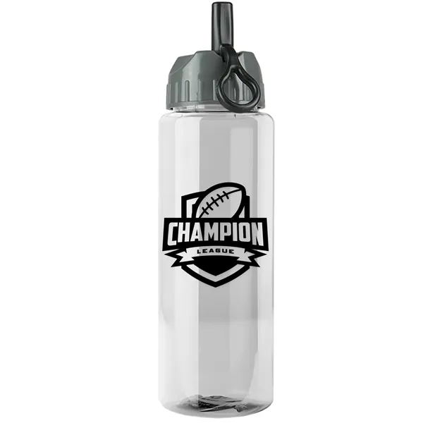 Transparent sports bottle, 32 oz. with Articulating Lid... from ASI 40480 Koozie Group