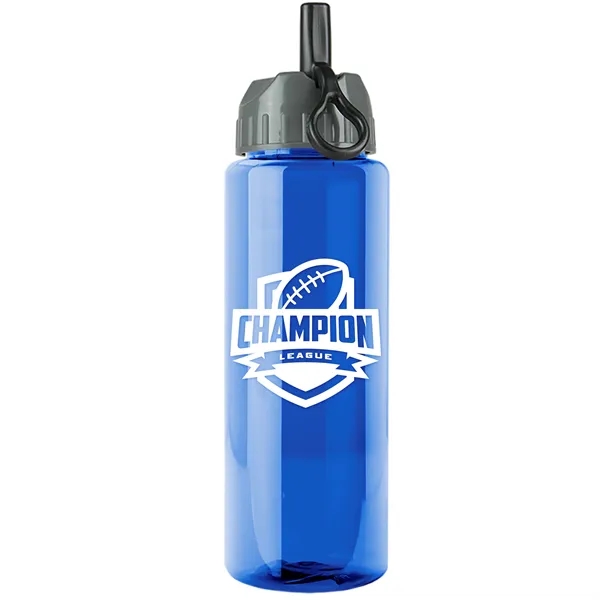 Transparent sports bottle, 32 oz. with Articulating Lid... from ASI 40480 Koozie Group