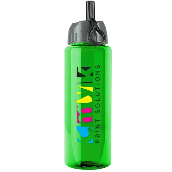 Transparent sports bottle, 32 oz. with Articulating Lid... from ASI 40480 Koozie Group