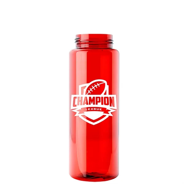 Transparent sports bottle, 32 oz. with Articulating Lid... from ASI 40480 Koozie Group