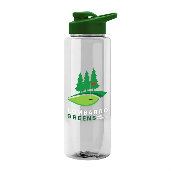 Guzzler 32 Oz. Transparent Bottle W/ Snap Lid... from ASI 40480 Koozie Group