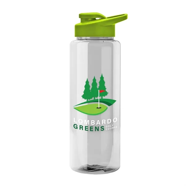 Guzzler 32 Oz. Transparent Bottle W/ Snap Lid... from ASI 40480 Koozie Group