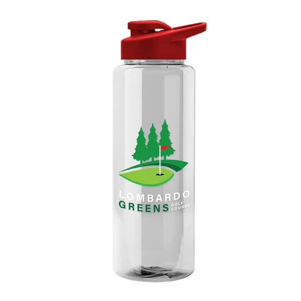 Guzzler 32 Oz. Transparent Bottle W/ Snap Lid... from ASI 40480 Koozie Group