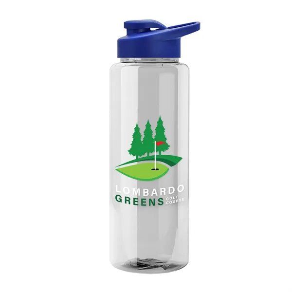 Guzzler 32 Oz. Transparent Bottle W/ Snap Lid... from ASI 40480 Koozie Group