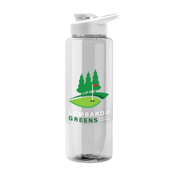 Guzzler 32 Oz. Transparent Bottle W/ Snap Lid... from ASI 40480 Koozie Group
