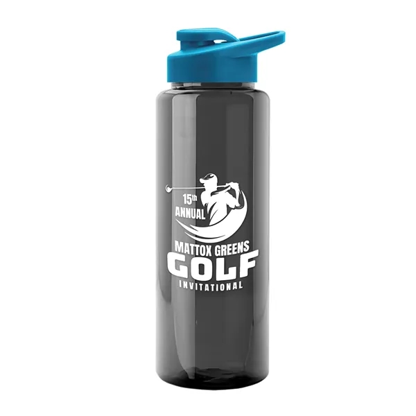 Guzzler 32 Oz. Transparent Bottle W/ Snap Lid... from ASI 40480 Koozie Group
