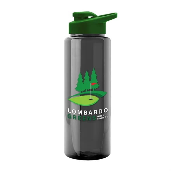 Guzzler 32 Oz. Transparent Bottle W/ Snap Lid... from ASI 40480 Koozie Group