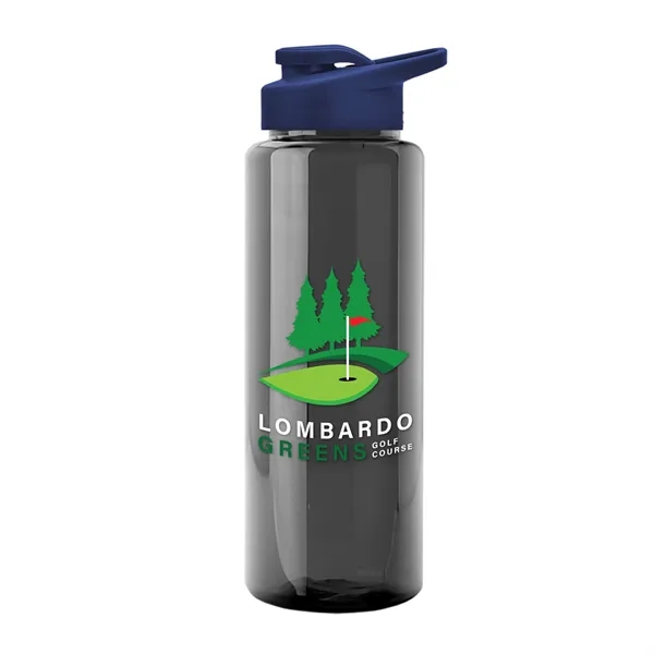 Guzzler 32 Oz. Transparent Bottle W/ Snap Lid... from ASI 40480 Koozie Group