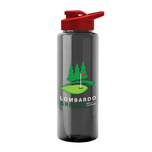 Guzzler 32 Oz. Transparent Bottle W/ Snap Lid... from ASI 40480 Koozie Group