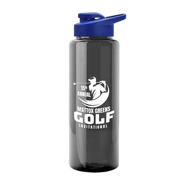 Guzzler 32 Oz. Transparent Bottle W/ Snap Lid... from ASI 40480 Koozie Group