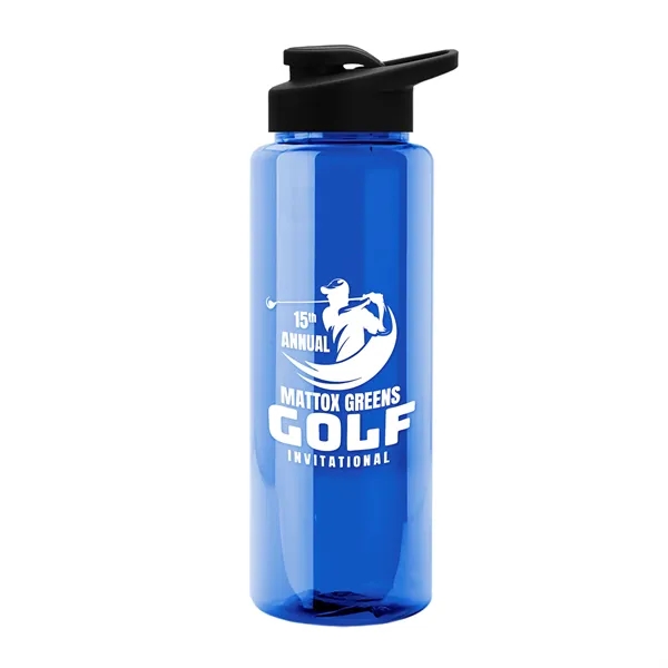 Guzzler 32 Oz. Transparent Bottle W/ Snap Lid... from ASI 40480 Koozie Group