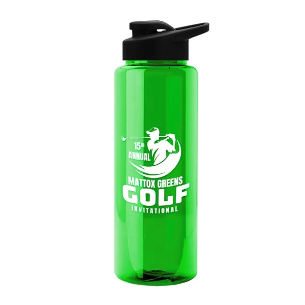 Guzzler 32 Oz. Transparent Bottle W/ Snap Lid... from ASI 40480 Koozie Group