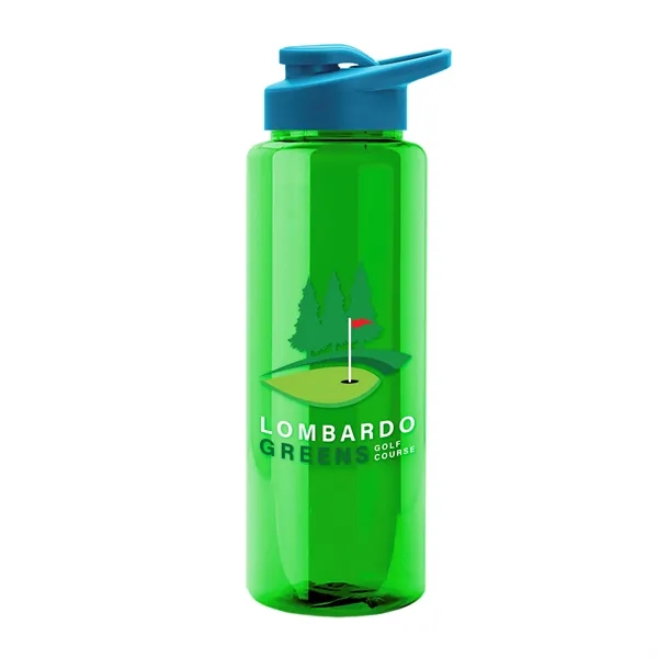 Guzzler 32 Oz. Transparent Bottle W/ Snap Lid... from ASI 40480 Koozie Group