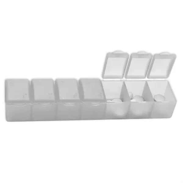 Seven day pill case holds a weeks worth of pills. Made... from ASI 40480 Koozie Group