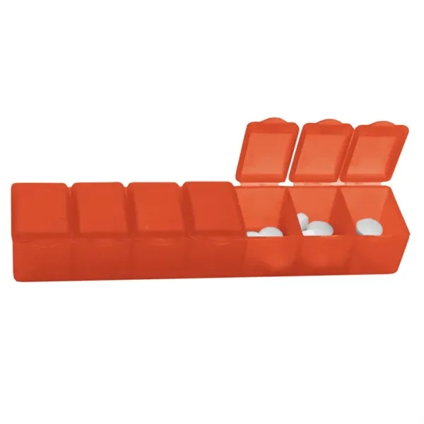 Seven day pill case holds a weeks worth of pills. Made... from ASI 40480 Koozie Group