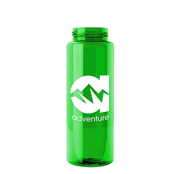 Transparent sports bottle, 32 oz. made of recycled PETE with flip... from ASI 40480 Koozie Group