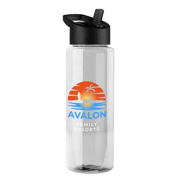 Guzzler 32 Oz. Transparent Bottle with Straw Handle Lid... from ASI 40480 Koozie Group