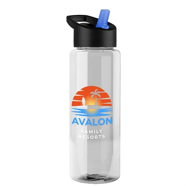 Guzzler 32 Oz. Transparent Bottle with Straw Handle Lid... from ASI 40480 Koozie Group