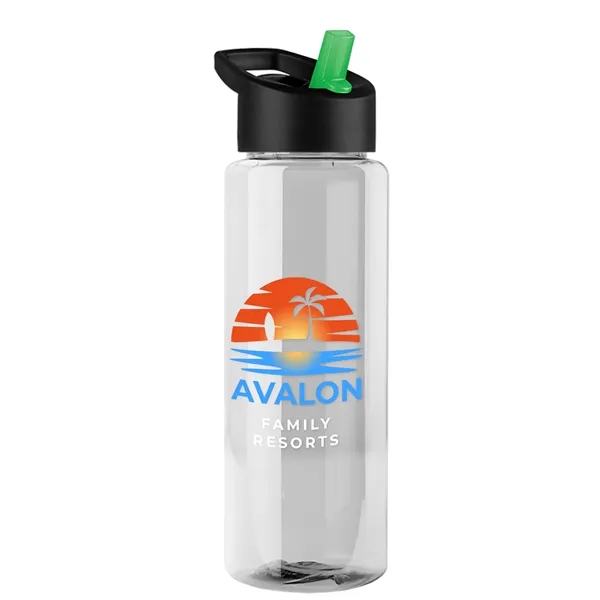 Guzzler 32 Oz. Transparent Bottle with Straw Handle Lid... from ASI 40480 Koozie Group
