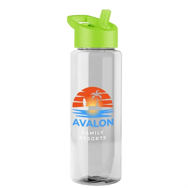 Guzzler 32 Oz. Transparent Bottle with Straw Handle Lid... from ASI 40480 Koozie Group