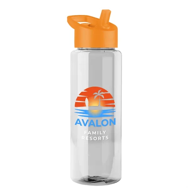 Guzzler 32 Oz. Transparent Bottle with Straw Handle Lid... from ASI 40480 Koozie Group